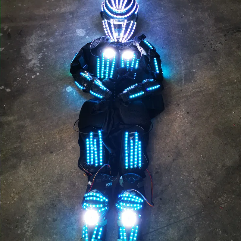 

Glowing Stage Costume Bar Activity Performance Clothes Nightclub KTV Performance Glowing Armor Outfit Ladies Ethnic Stage Cos...