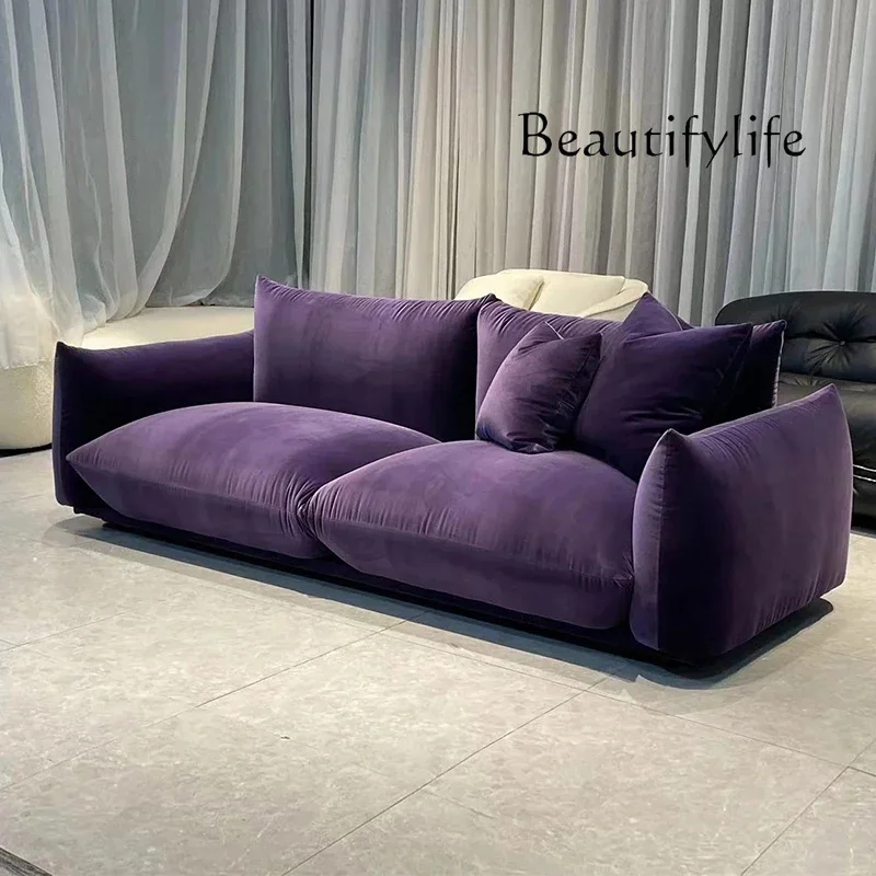 

ZL Новый скандинавский минималистичный дизайнерский тканевый диван для маленькой квартиры, простой современный легкий роскошный хлеб, комбинация