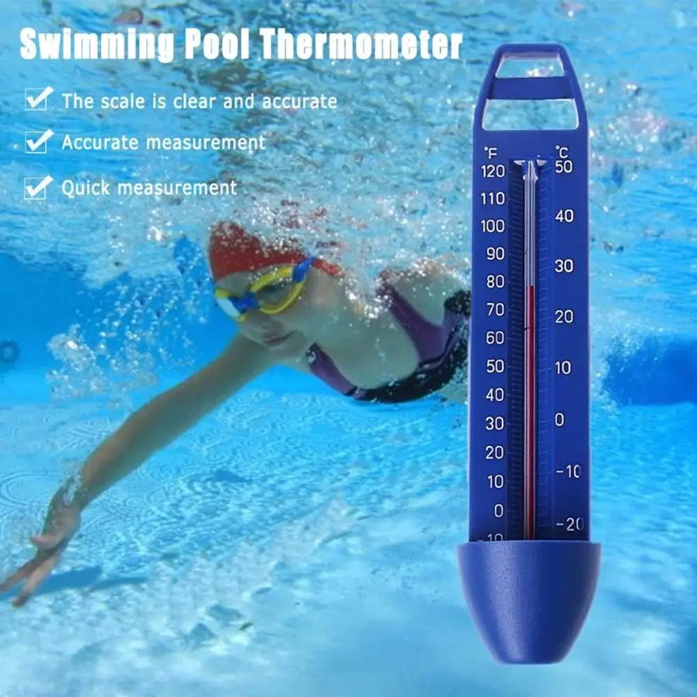 Waterproof Hot Tub Measuring Easy Read Pool Thermometer Floating Thermometer Water Floating