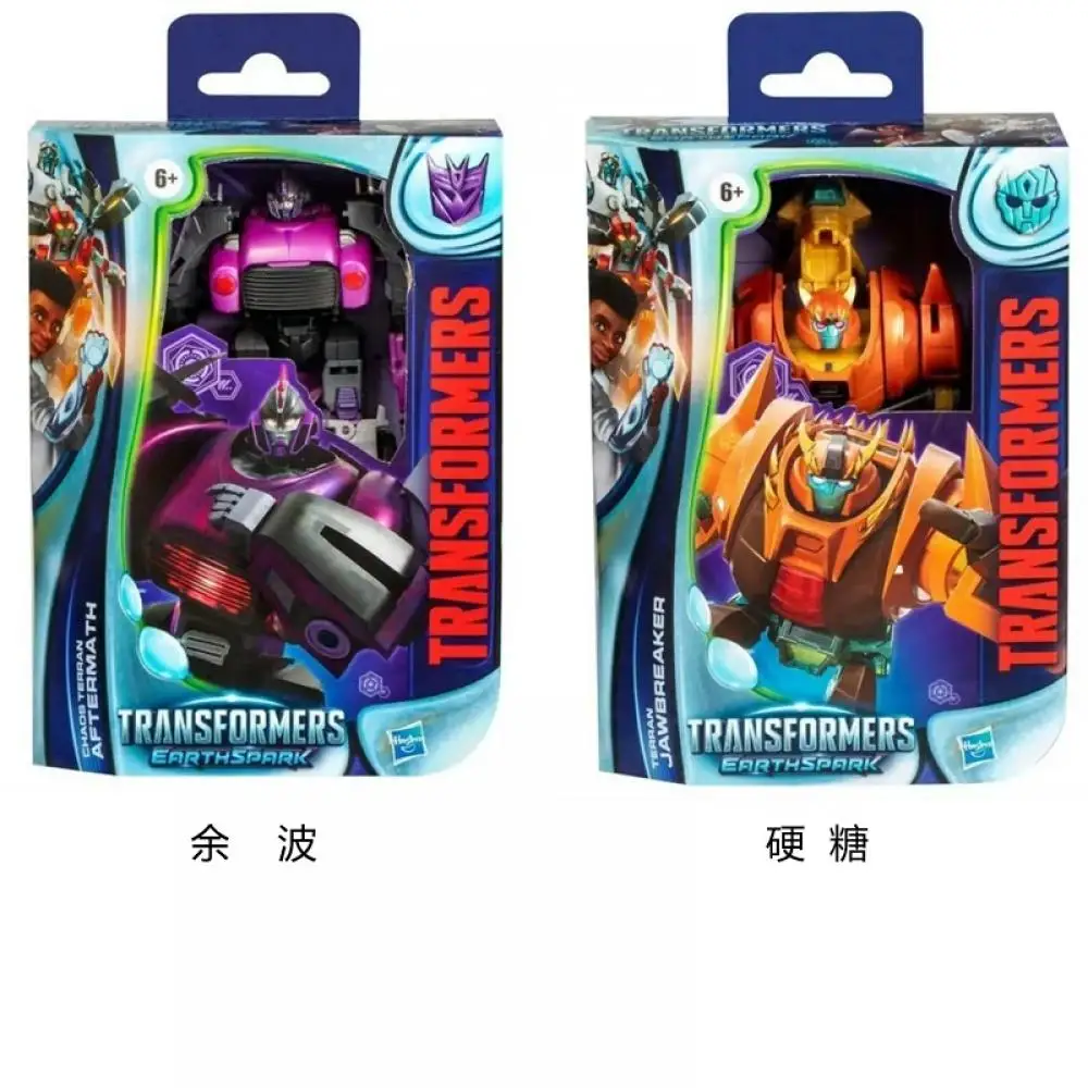 2024Classic Hasbro Transformers Earth Spark Verbeterd Hard Candy Cartoon Anime Mobiel Model Handgemaakte Kindercadeau Collectibles