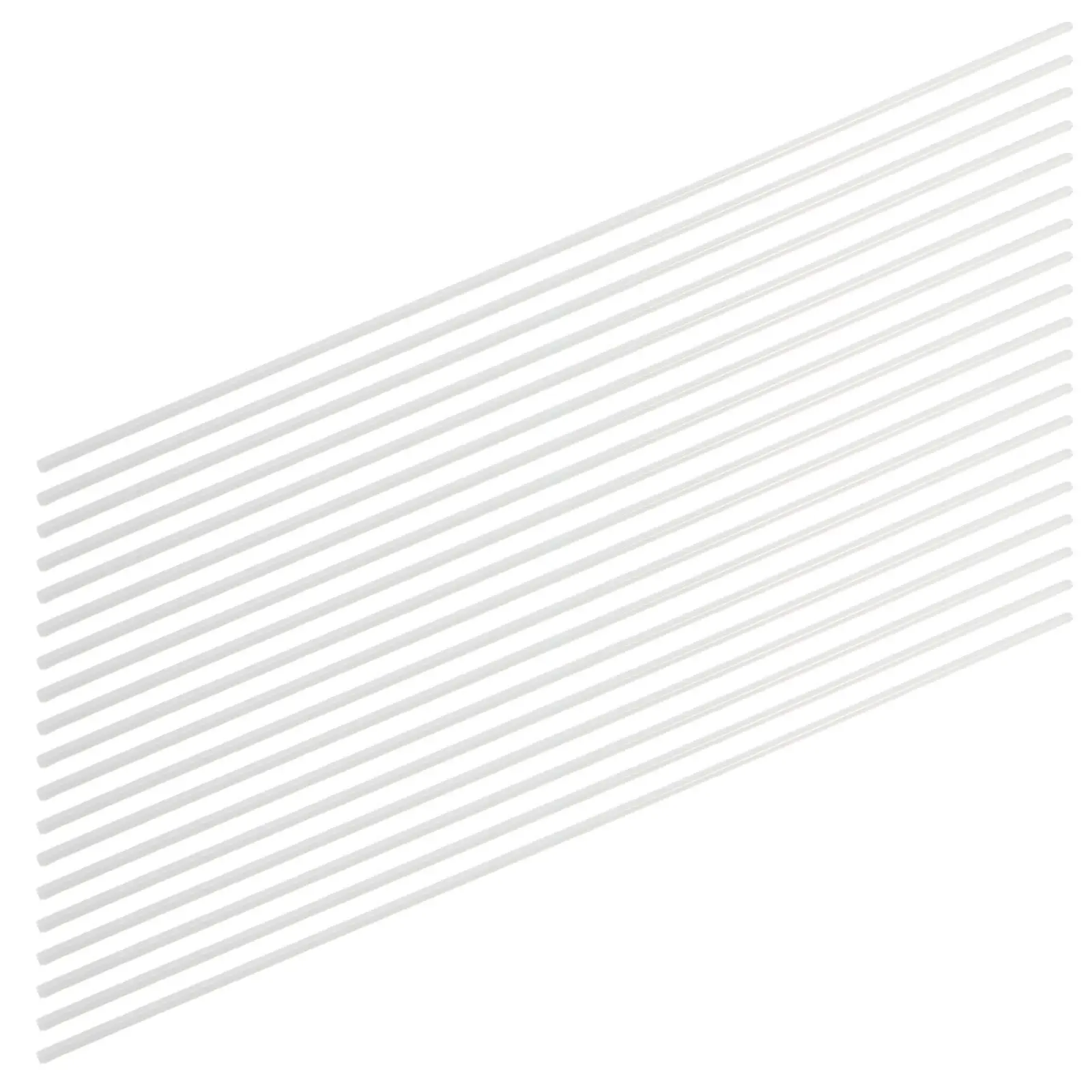 100Pcs Binding Machine Riveting Tube 4.8x500mm Plastic White Voucher Rivet Tube Office Document Punching Accessory