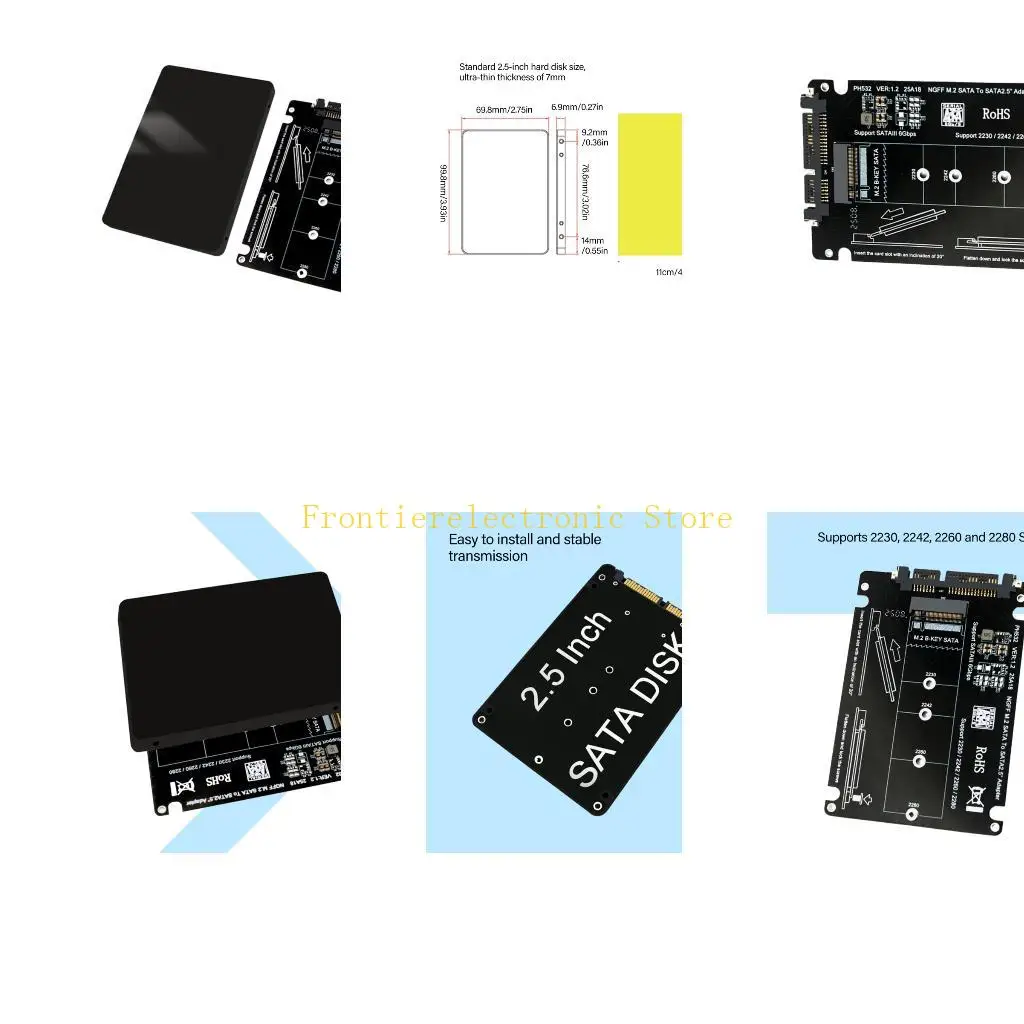 

G8DB M.2 B Ключ адаптера жесткого диска Конвертер M.2 M.2 в адаптер Поддержка 2230-2280