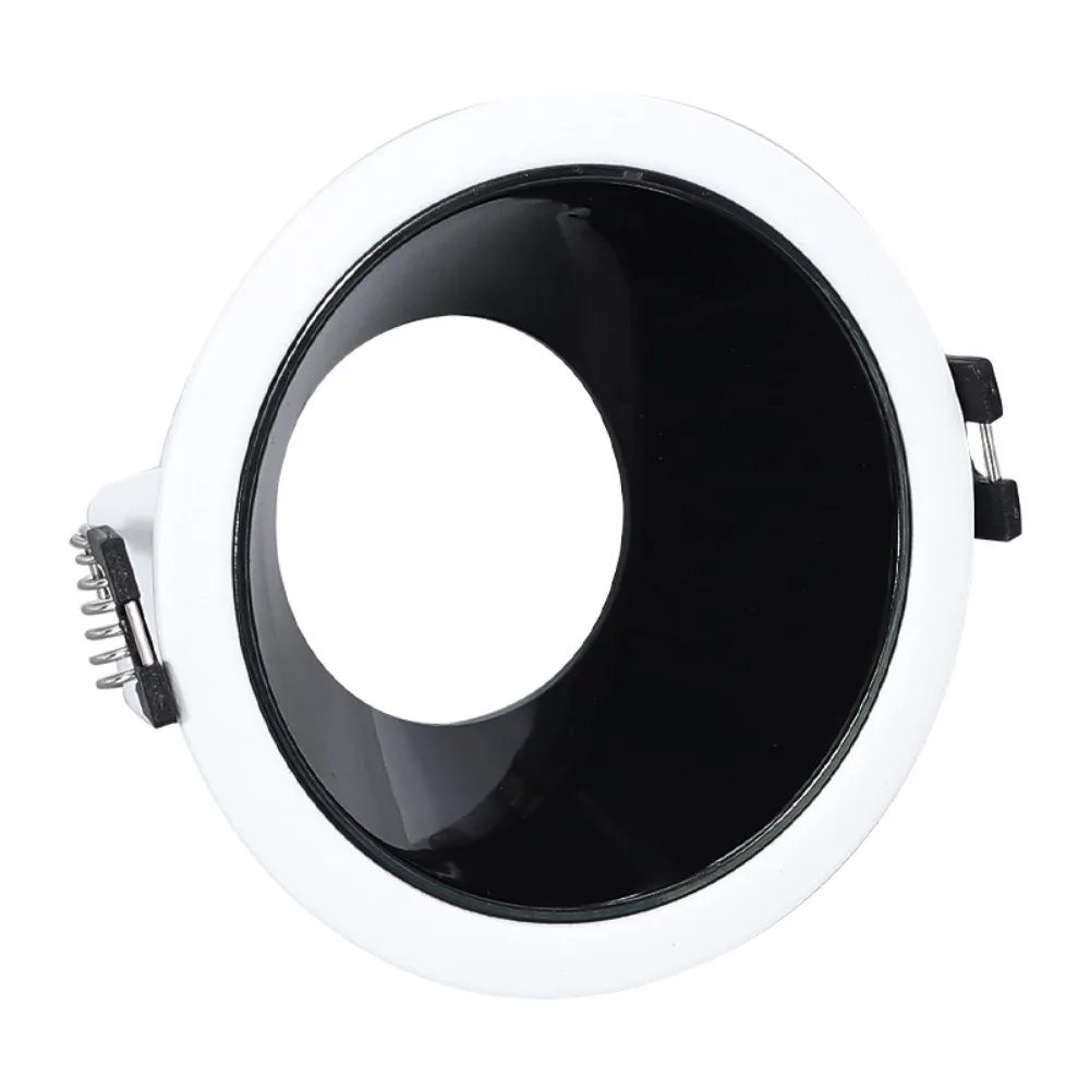 LED Downlight Frame Holder Adjustable Cut Hole 75mm Fitting Ceiling Lamp Recessed Spot GU5.3 GU10 MR16 Bulb Fixture Changeable