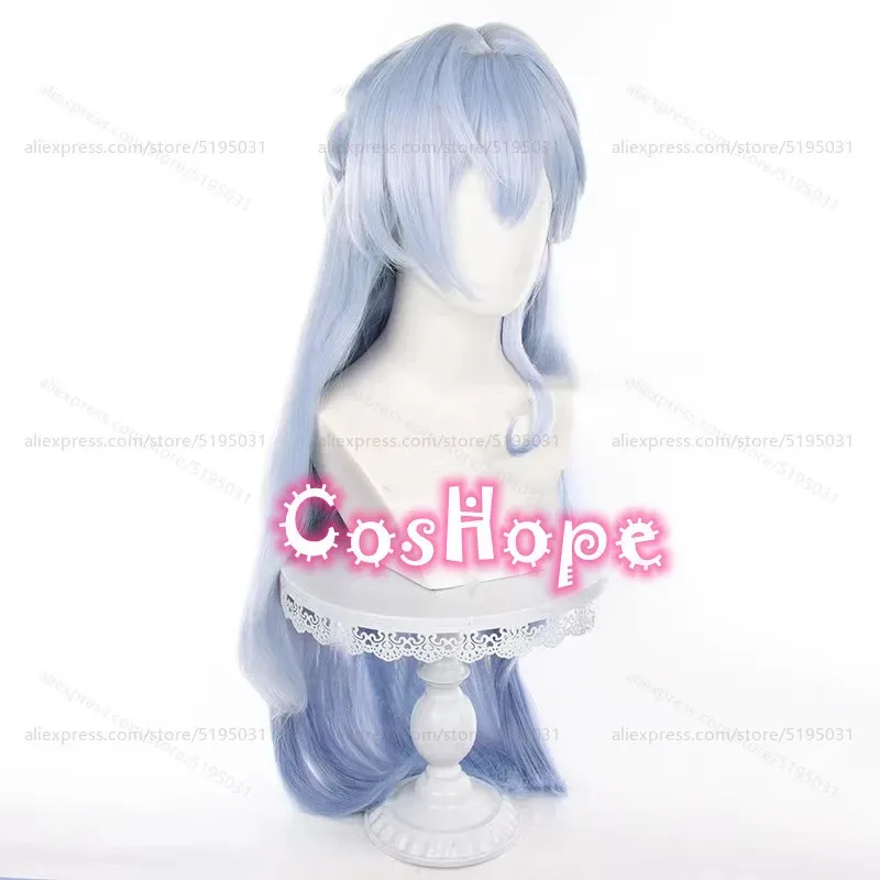 كاندي 2025HSR روبن 95 سنتيمتر طويل مجعد الشعر الأزرق الطبقات التدرج شعر مستعار أنيمي تأثيري الباروكات مقاومة للحرارة الاصطناعية