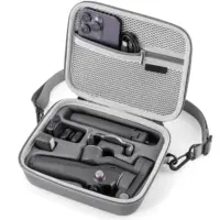 Funda Osmo Mobile 7P, bolso de hombro portátil de PU para Dji OM 7 Pro/7, estuche de viaje con estabilizador de cardán para accesorios DJI Osmo Mobile 7P