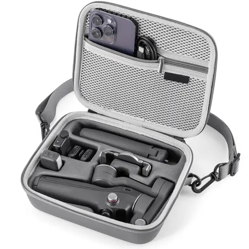 Funda Osmo Mobile 7P, bolso de hombro portátil de PU para Dji OM 7 Pro/7, estuche de viaje con estabilizador de cardán para accesorios DJI Osmo Mobile 7P