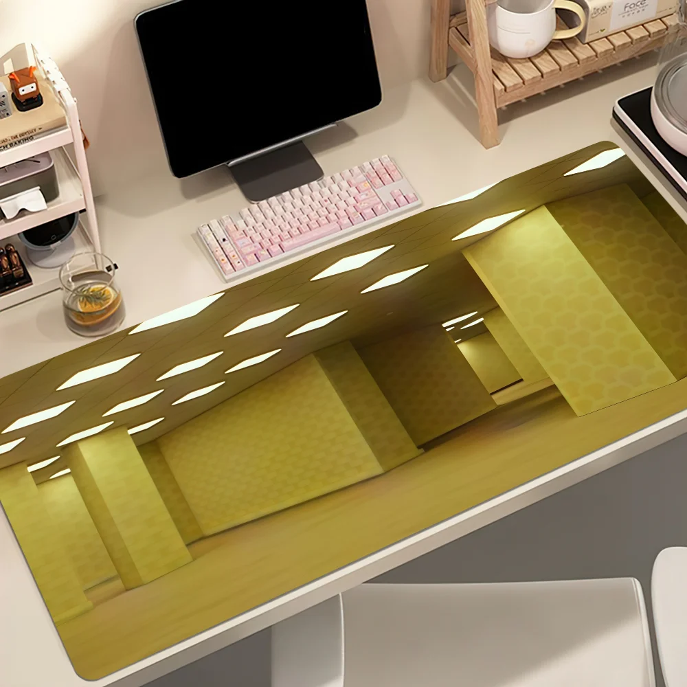 Backroom Liminal Space Mouse Pad Non-slip Thickened MousePad Student Gaming Cushion Large Writing Lockedge Office