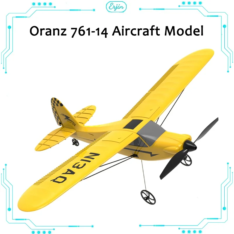 Oulansi Remote Control Aircraft Wholesale Fixed Wing Trainer Electric Aircraft Model Foam Remote Control Aircraft Fall Resistant