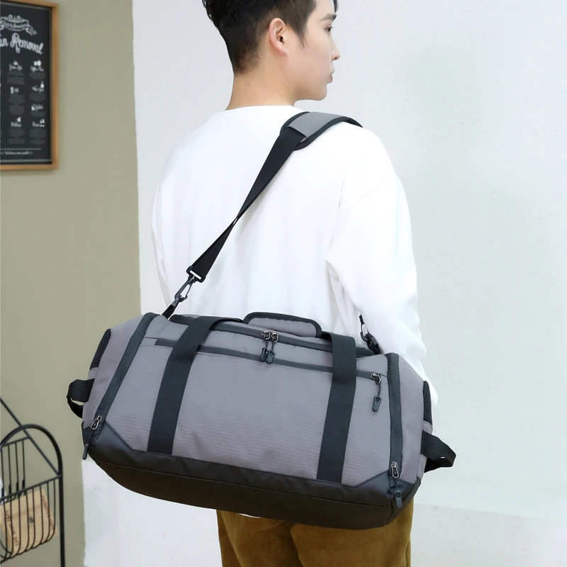 

New Unisex Daily Male Climbing High Quality Leisure Travel Sports Gym Crossbody Oxford Cloth Bags For Men Fashion Cool Handbags