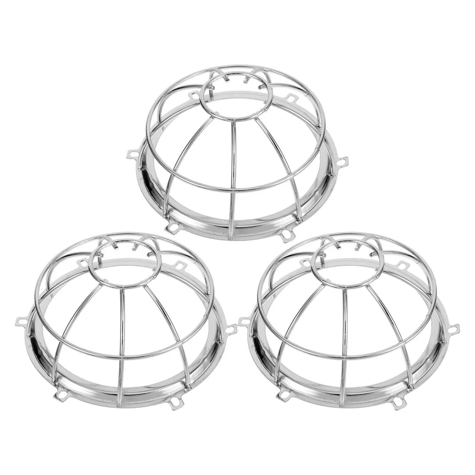 3pcs-flush-mount-fire-sprinkler-head-wire-cage-metal-protector-cover-smoke-sensor-safety-shield-ceiling-fire-sensor-cover