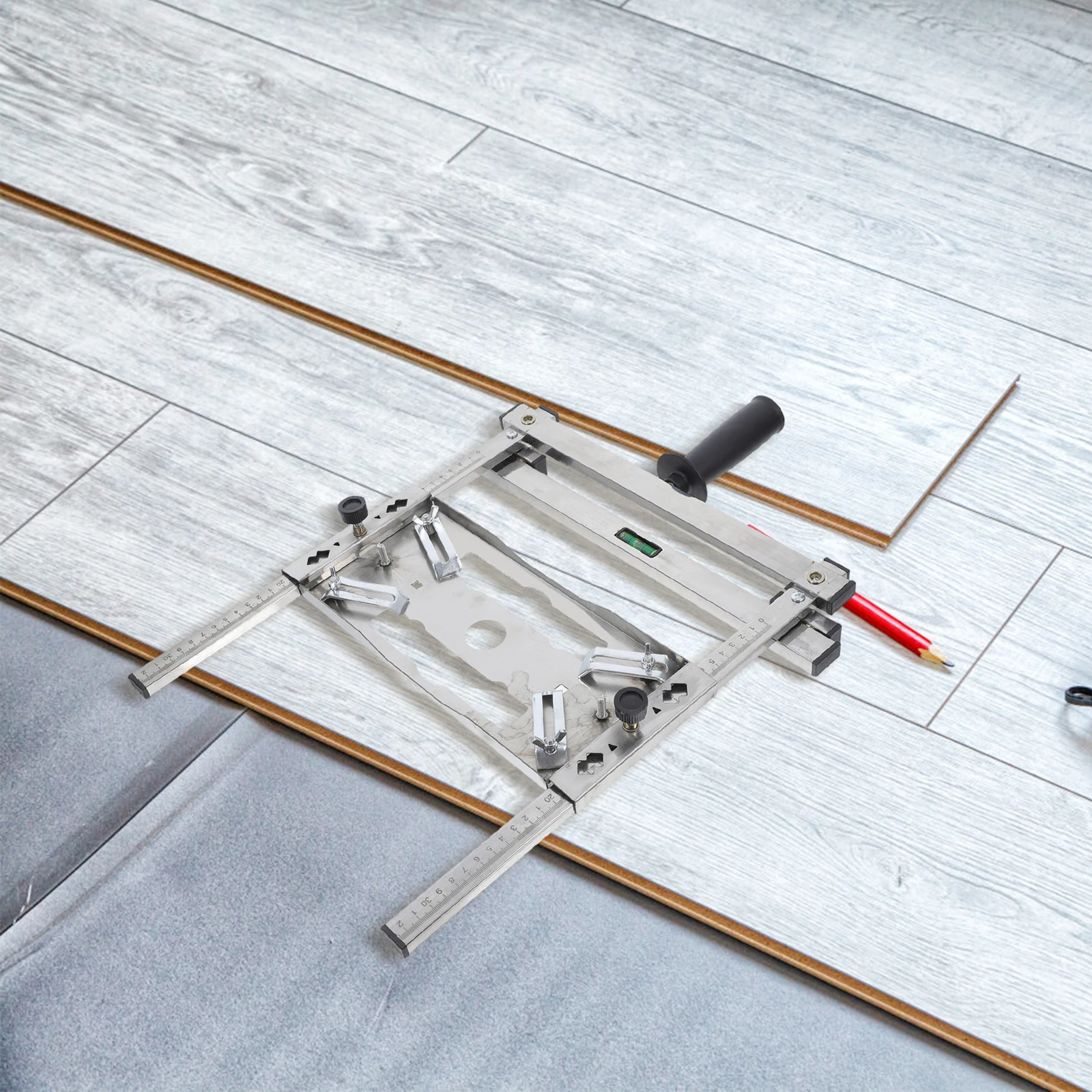 

Cutting Machine Edge Guide Positioner Stainless Steel Precise Cut Locator Durable Material Support Frame For Wood Plastic Metal