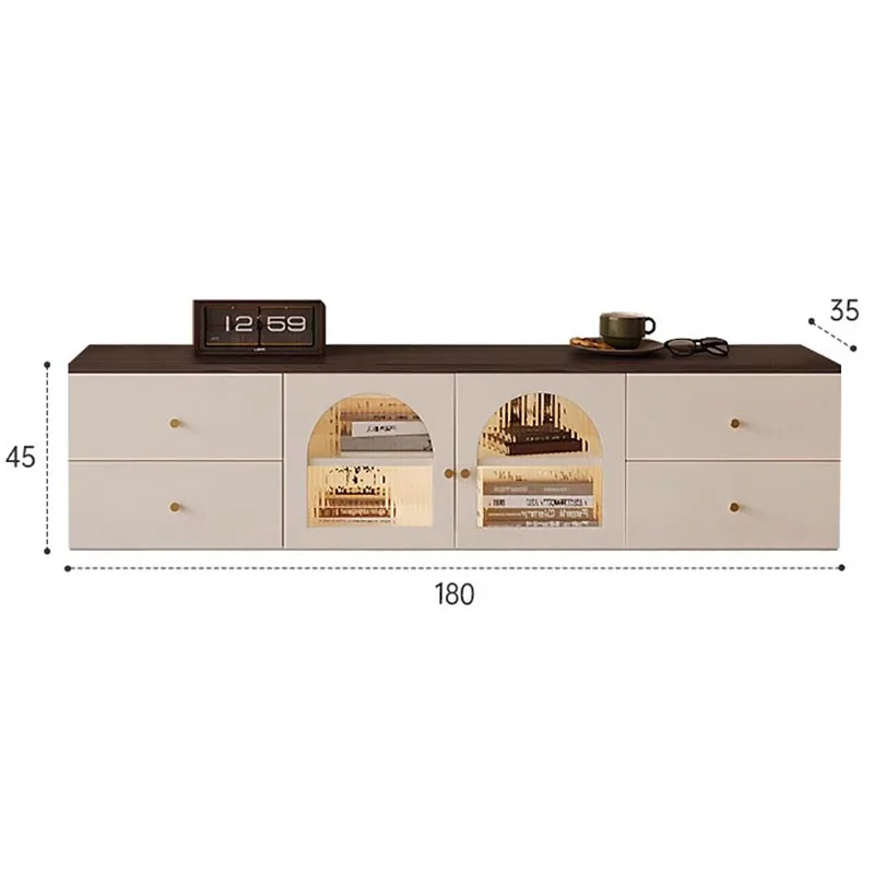 Luxury Glamour Tv Stands With Drawers Beauty Unique Minimalist Tv Stands Classic Designer Mueble Salón Tv Furniture For Home