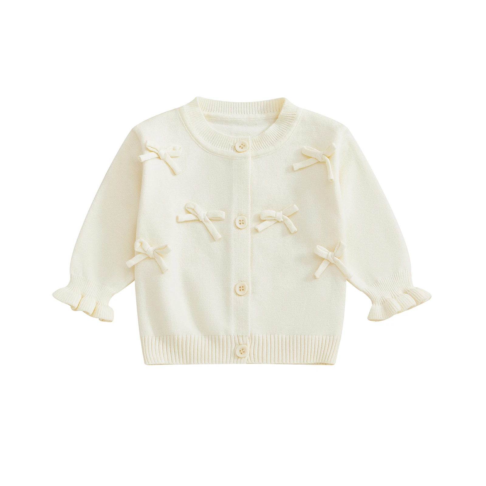 

Infant Baby Boy Cable Knit Cardigan Sweater with Hood Long Sleeve Button-up Winter Fall Clothes Warm Outfit for Toddler