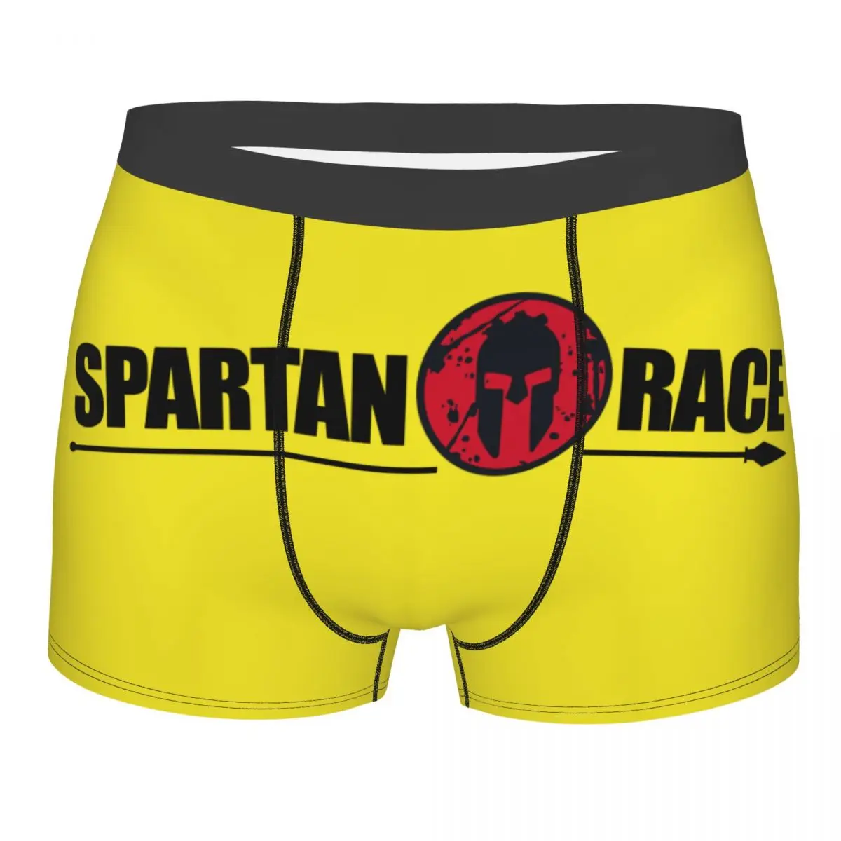 Sparta Spirit Spartan Race Underwear Male Print Custom Boxer Briefs Shorts Panties Breathable Underpants