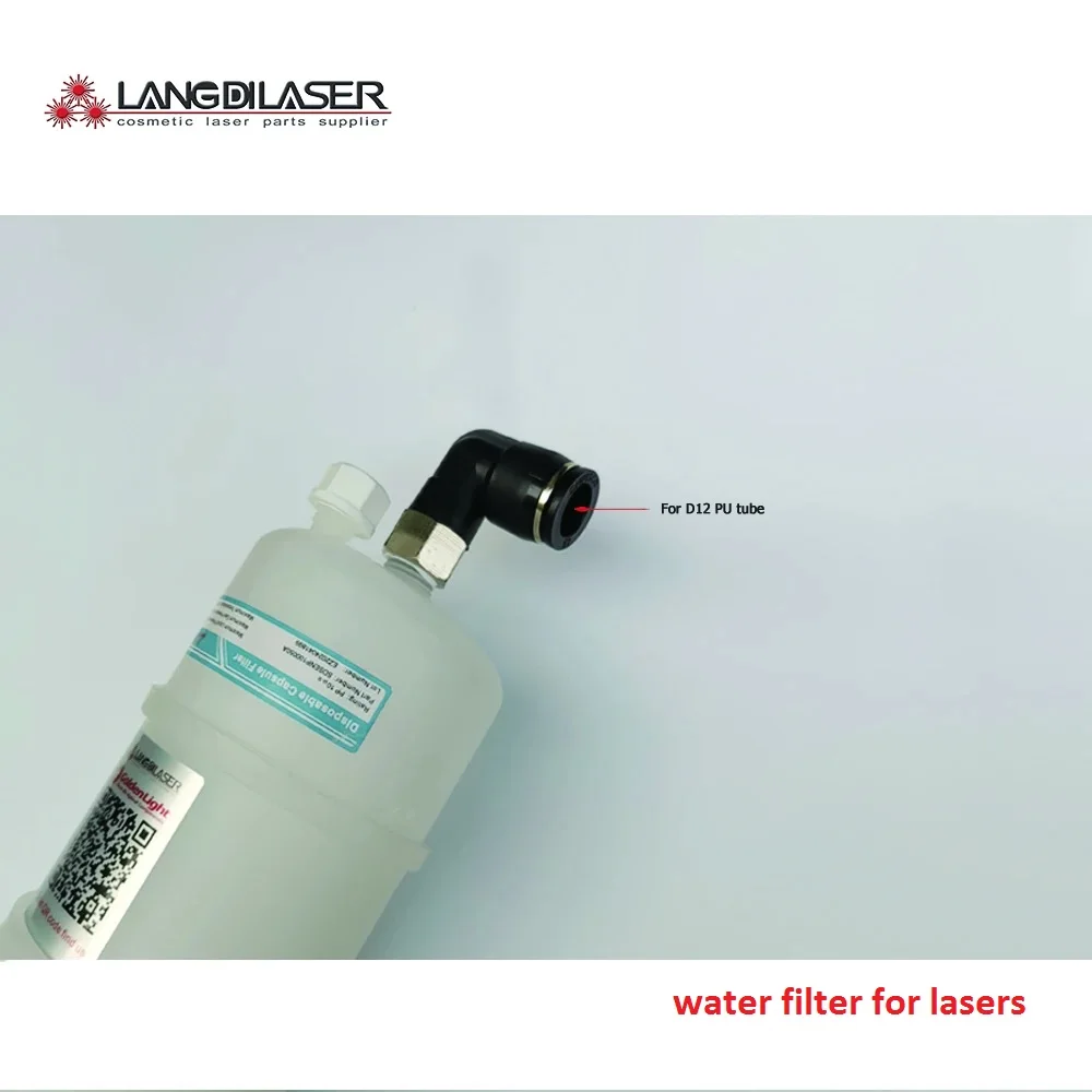 Disposable Capsule Water Filter For Diode / IPL Laser & Medical Laser/ With PP Cotton Inside It / For D12mm PU Tube