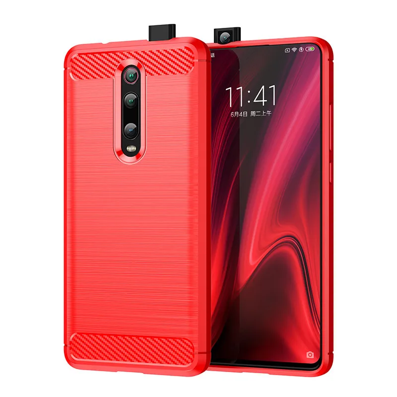Für Xiaomi Mi 9T Pro Fall Für Xiaomi Mi 9T Abdeckung 6,39 zoll Carbon Faser Stoßfest Silikon Stoßstange für Xiaomi Mi 9T Pro 4G – Detail 11