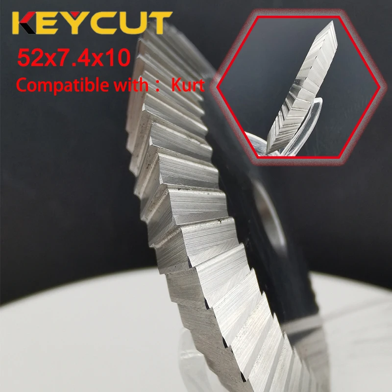 Kurt 52mm Cutter 52x7.4x10 Fits Kurt Key Cutting Machine Aftermarket Locksmith Tools