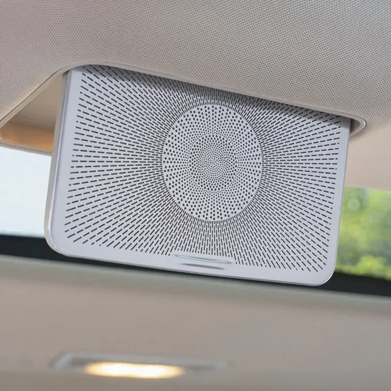 For Mercedes-Benz W221 S-Class W212 E-Class stainless steel silver rear middle makeup mirror decorative mesh cover