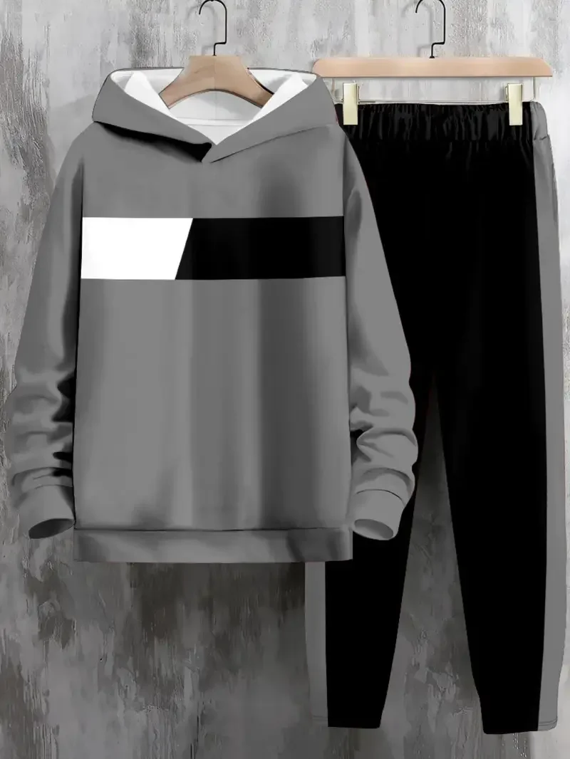 

Осенне-зимний мужской комплект с капюшоном, мужской комплект с капюшоном для спорта и отдыха, мексиканский комплект с принтом, быстросохнущий и дышащий