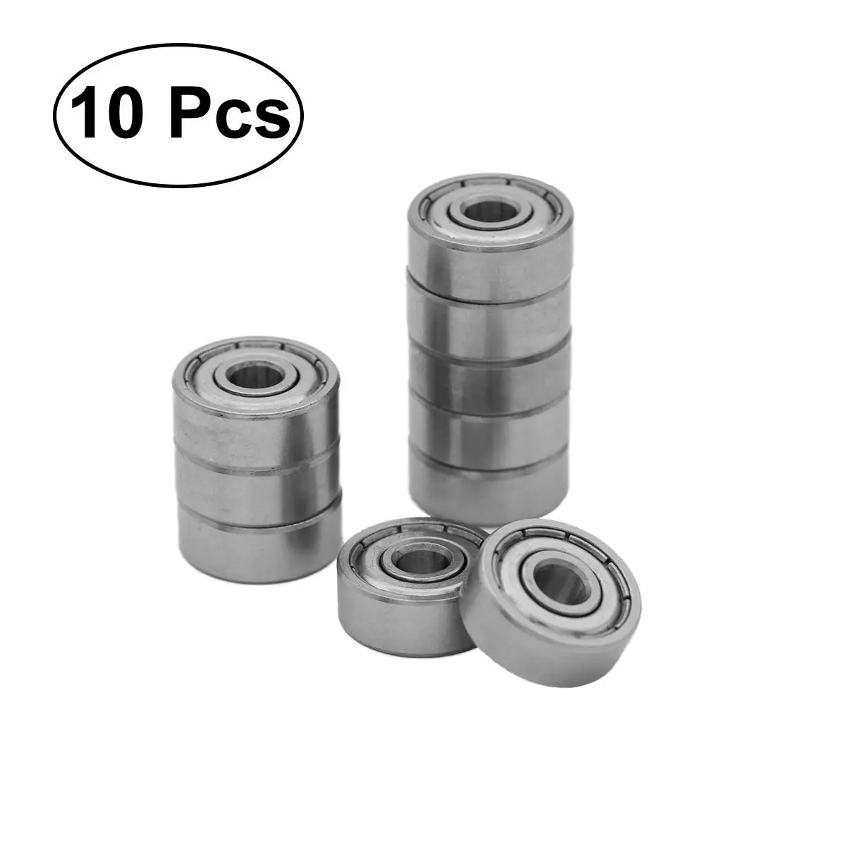 

10 Pcs Deep Groove Ball Bearing 3D Printer Extruder Radial Skateboard 624ZZ 5mm