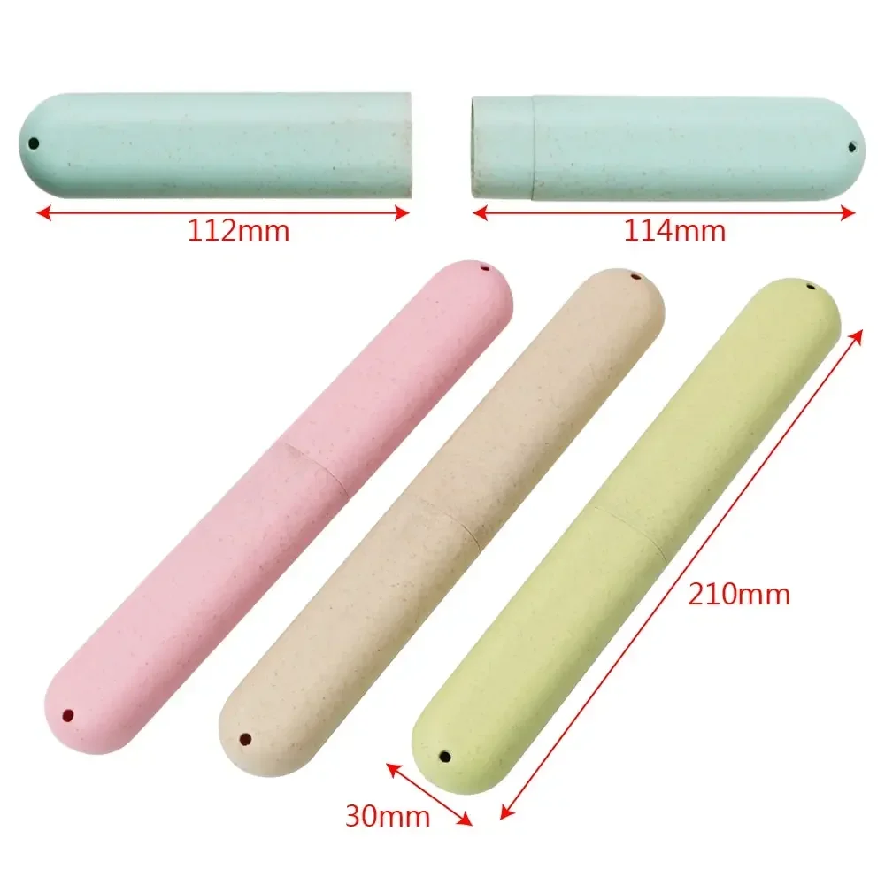 1/2pcs Portable Toothbrush Case Toothbrush Tube Cover For Travel Container Supplies Holder Box Toothbrushes Accessories Oral