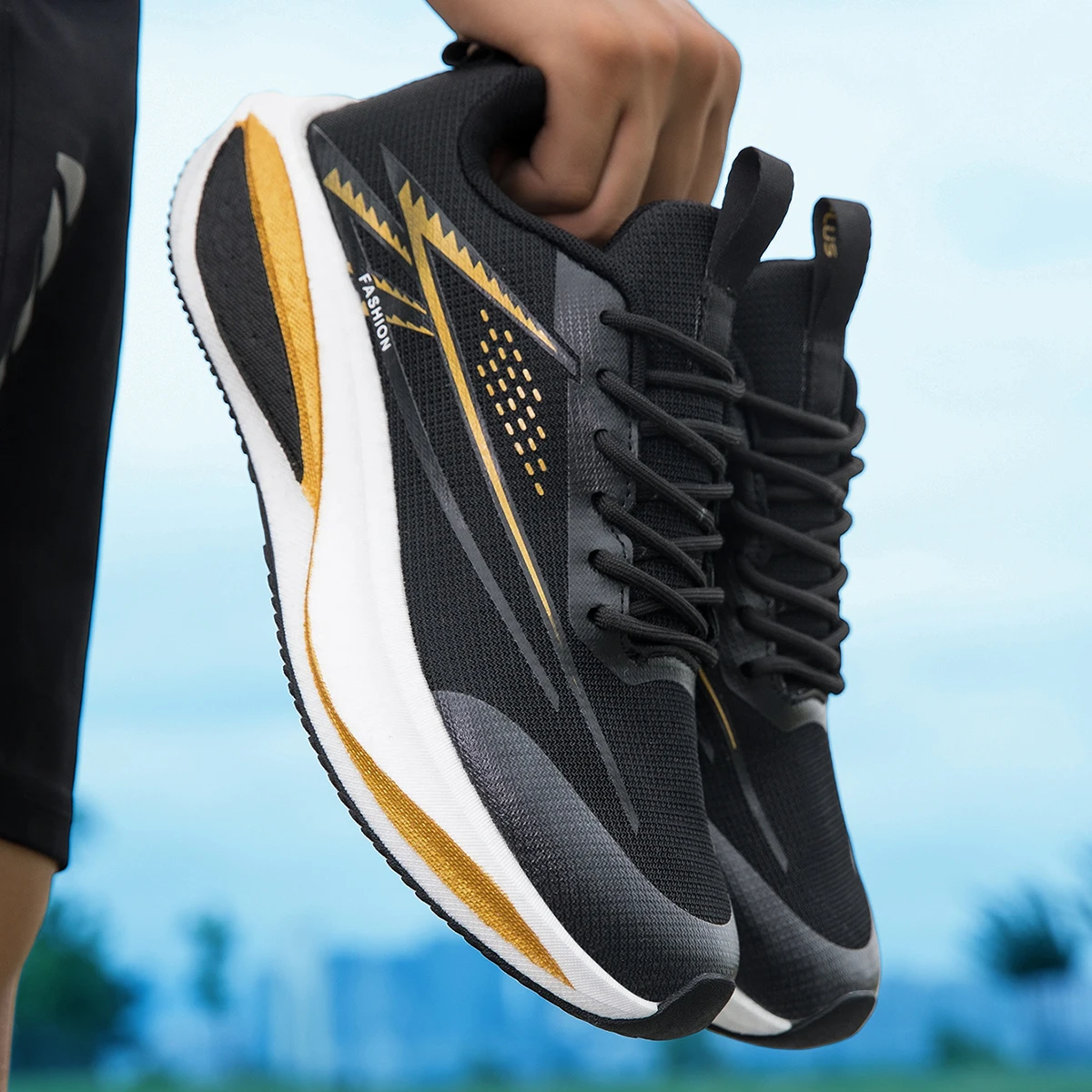 Men Running Shoes Marathon Speciality Sports Carbon Board Breathable Lightweight Women's Comfortable Athletic Nonskid Sneakers