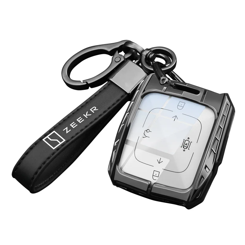 Premium Zinc Alloy Key Cover Case for ZEEKR 001/009/X (2023) - Protective Key Fob Shell Keybag Keychain