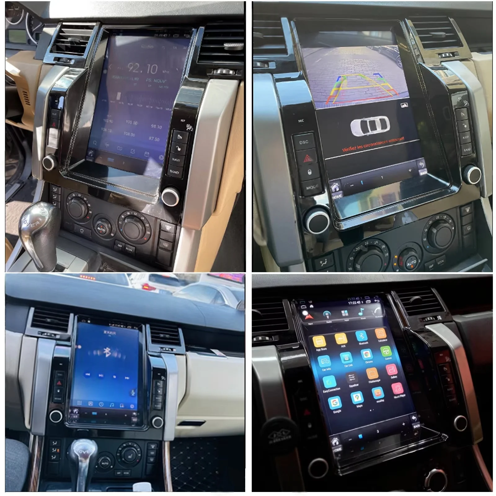 Android 14 Multimedia For Land Rover Range Rover Sport 2005~2009 GPS Navigation Car Radio Touch Screen Stereo Receiver Head Unit