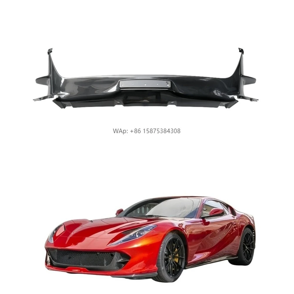 

High Quality OEM Style Dry Carbon Fiber Front Bumper Decoration with Front Center Lip Suitable for 812