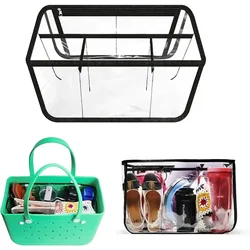Simple Beach Bag Accessories XL Large Waterproof Storage Inner Bag Transparent Insert Divider Liner Sundries Organization Gift