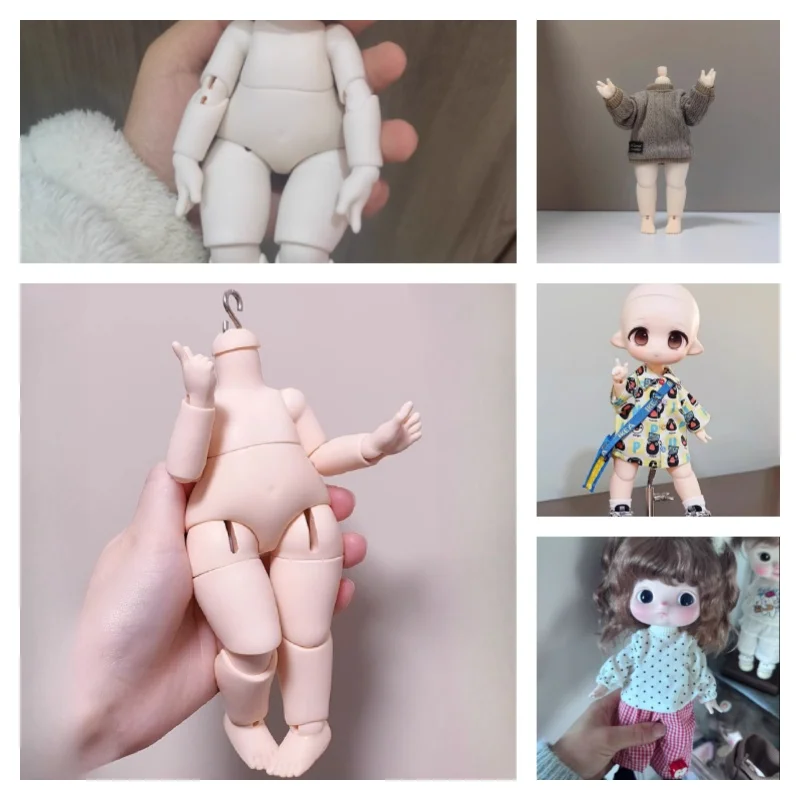 

6 Points/BJD Dolls Body Handmade DIY Making Assemble Cartoon Character Doll Figurine Decorative Items Accessories Dolls Body