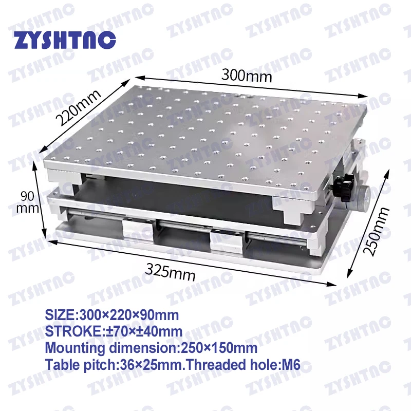 NEW 210x150x155MM 3D XYZ XY axis 1/2/3 Axis Manual Motion Stage Moving Table for Fine Adjustment Laser Marking Engraving Machine