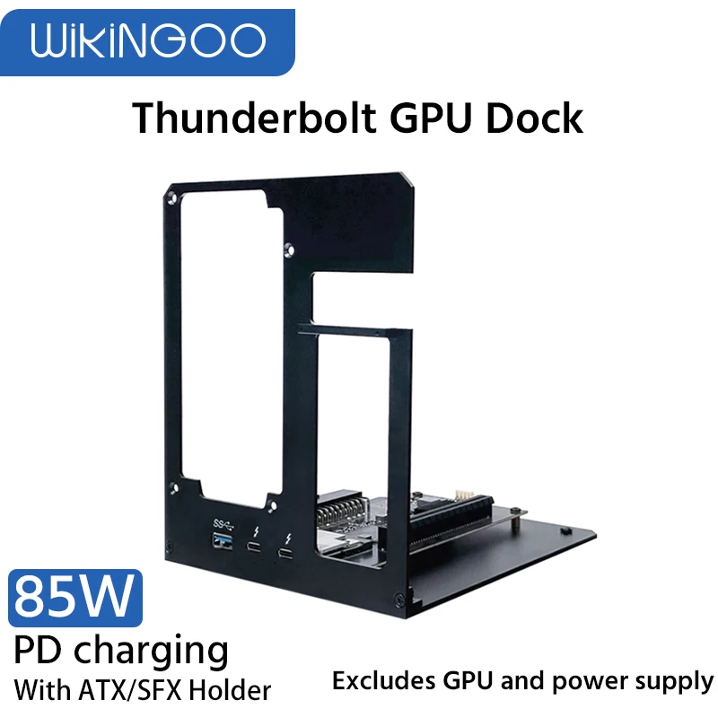 85W PD Charging Thunderbolt-compatible GPU Dock for Laptop Notebook to External Graphic Card 40Gbps for Macbook Windows