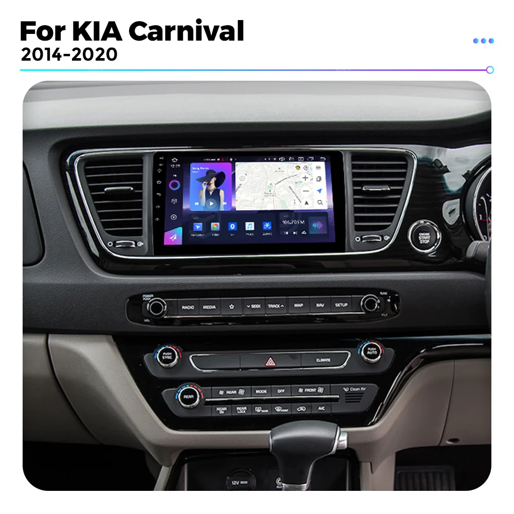 NEW Android Auto Carplay All In One For Kia Carnival YP Sedona 2014-2020 Multimedia Player GPS Car Radio DSP Intelligent Systems