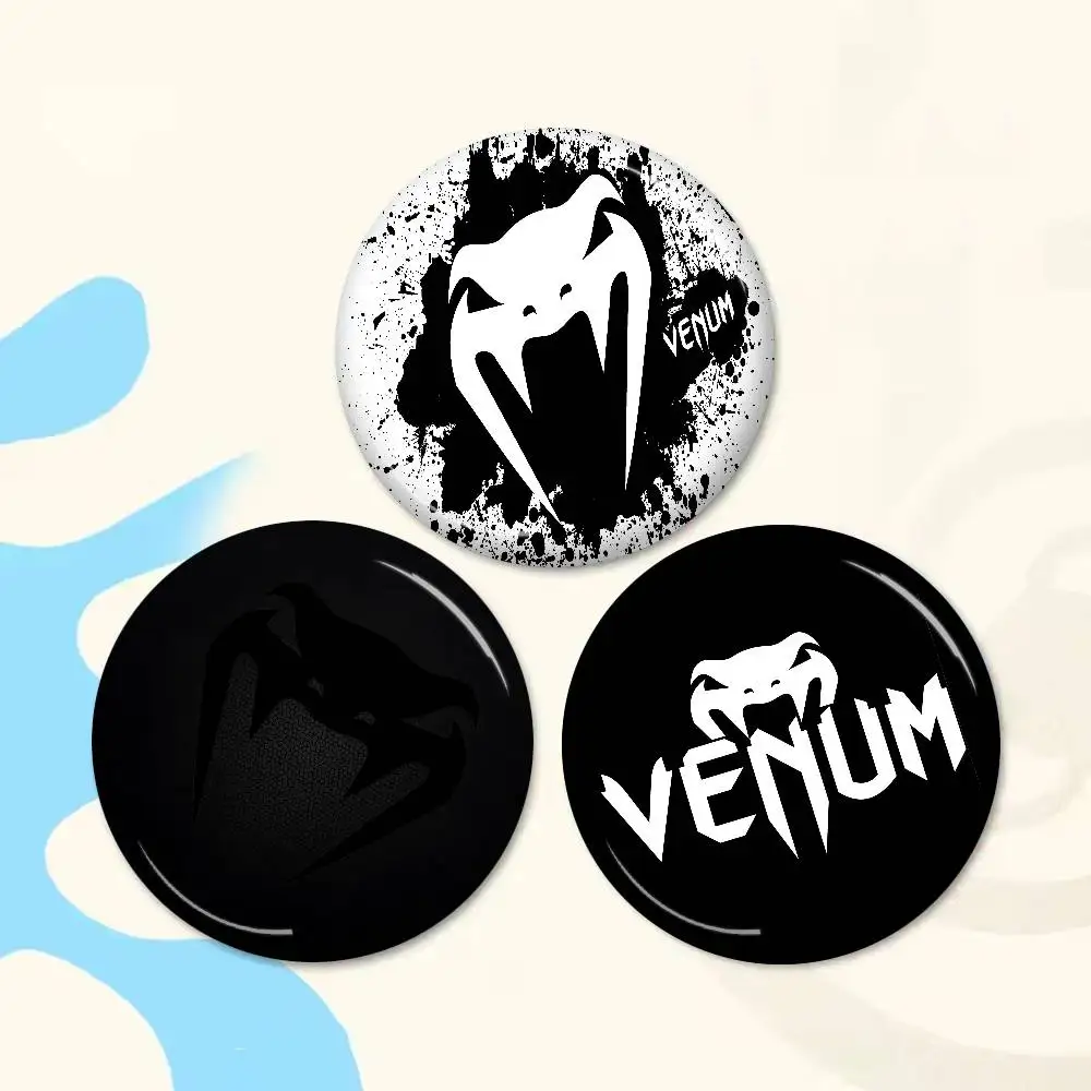 Multi-Size Selection V-Venum New  Brooches Soft Button Pin Funny Silly Gnarpy on A Skateboard Meme Badge Gamer Collection Gifts