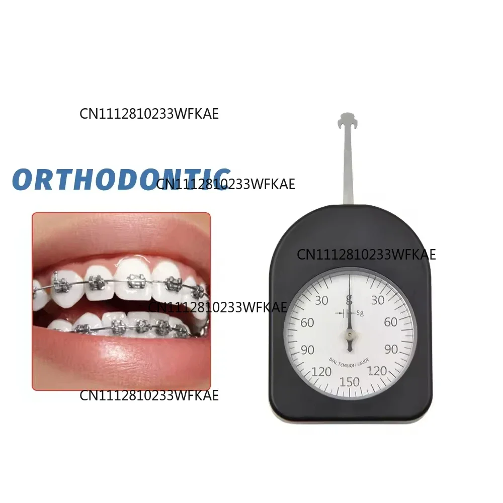 500G Tensiometro Analog Orthodontic Teeth Tension Gauge 300G Single Pointer Dial Meter ATG-500-1