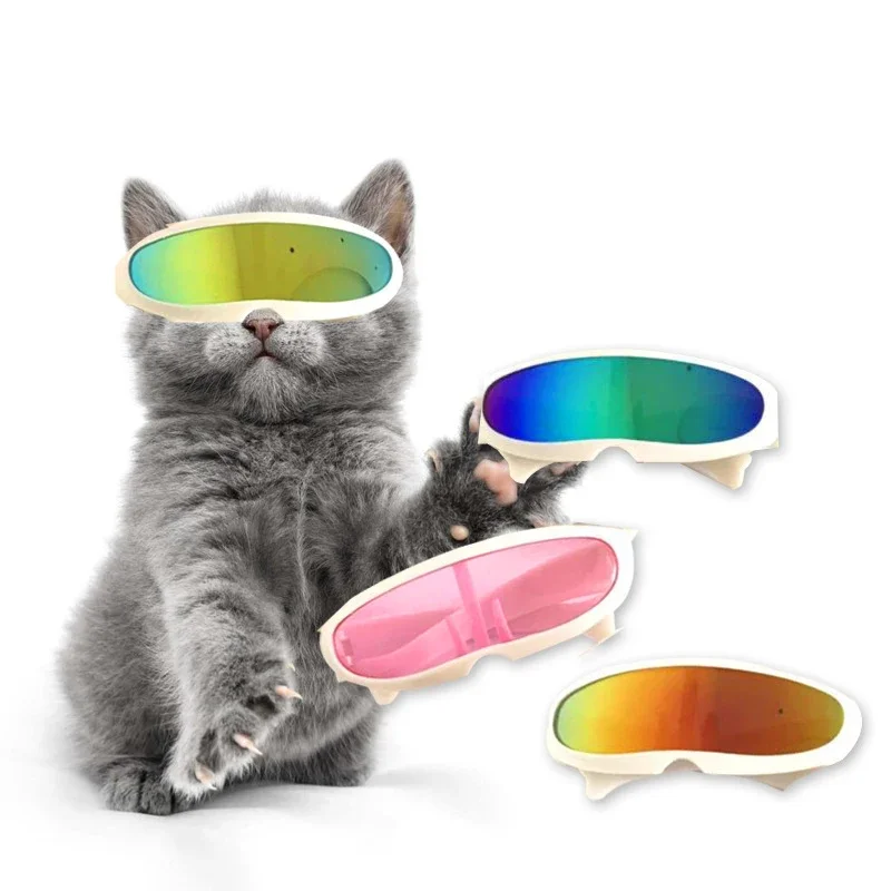 Cool Pet Dog Cat Goggles Sunglasses Funny Cute Cat Small Dog Sunglasses for Kitten Photography Props Cosplay Costume