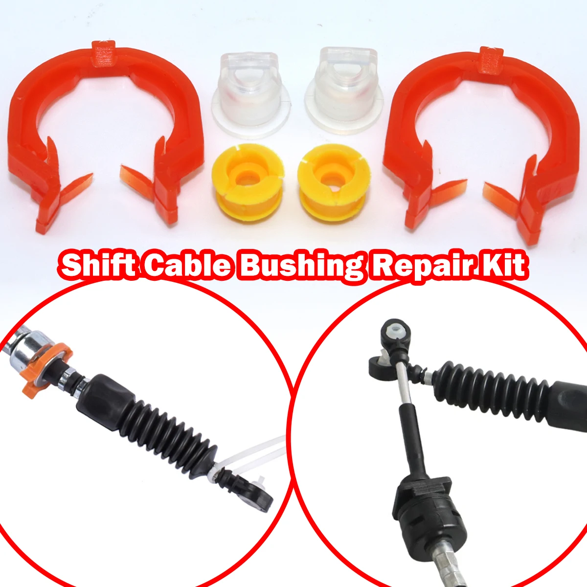 

Auto Gearbox Pull Head Gear Shift Lever Cable Line Sleeve For Jeep Compass 2007 - 2017 Transfer Case Shift Cable Retainer Clip