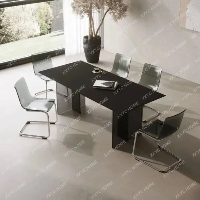 XX  Japanese Design Dining Tables Square Small Space Black Kitchen Dining Tables Modern Mesas De Jantar