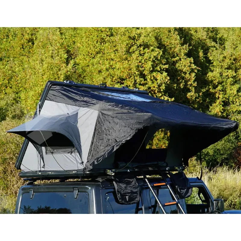 High Quality 2-3 Person Car Rooftop Tent Outdoor Camping Waterproof Hard Shell Roof Top Tent