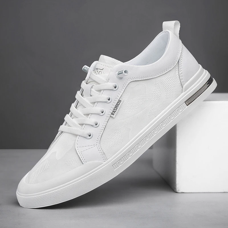 

Leisure Walk Casual Shoes for Men Summer Male Vulcanize Shoes Comfortable Non-slip Male Skateboard Footwear Fashion Man Sneakers
