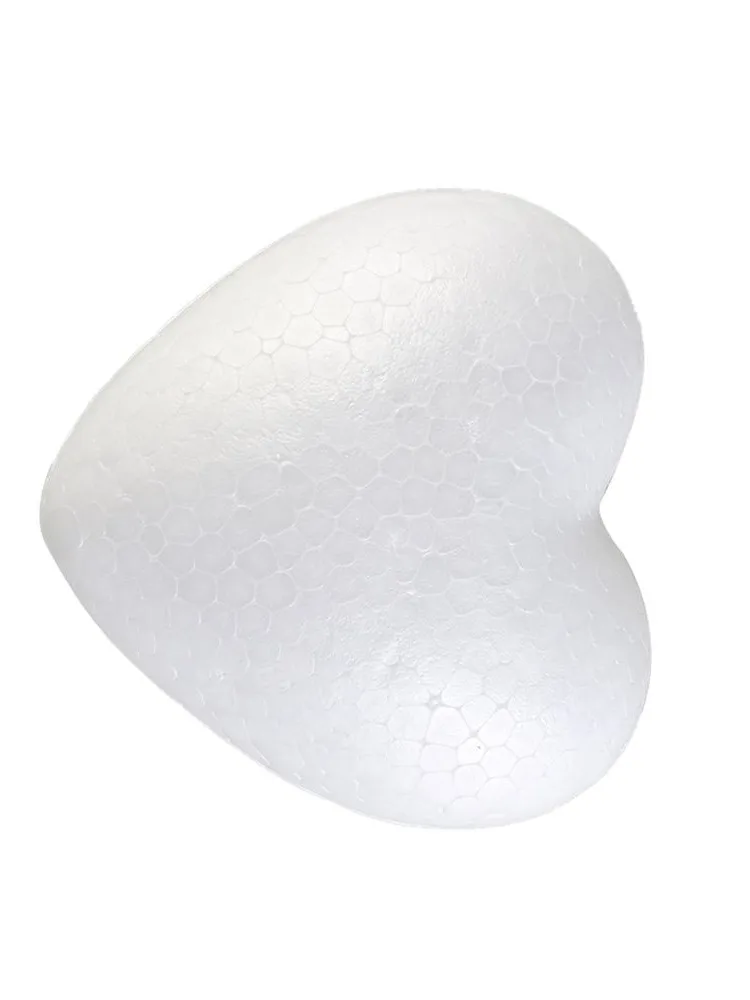 Moule en mousse de coeur en polystyrène, artisanat blanc, modélisation IkStyrofoam, décoration de mariage bricolage, jouet de balle, décoration de fête, nouveau, 6/8 cm, 10 cm, 15cm