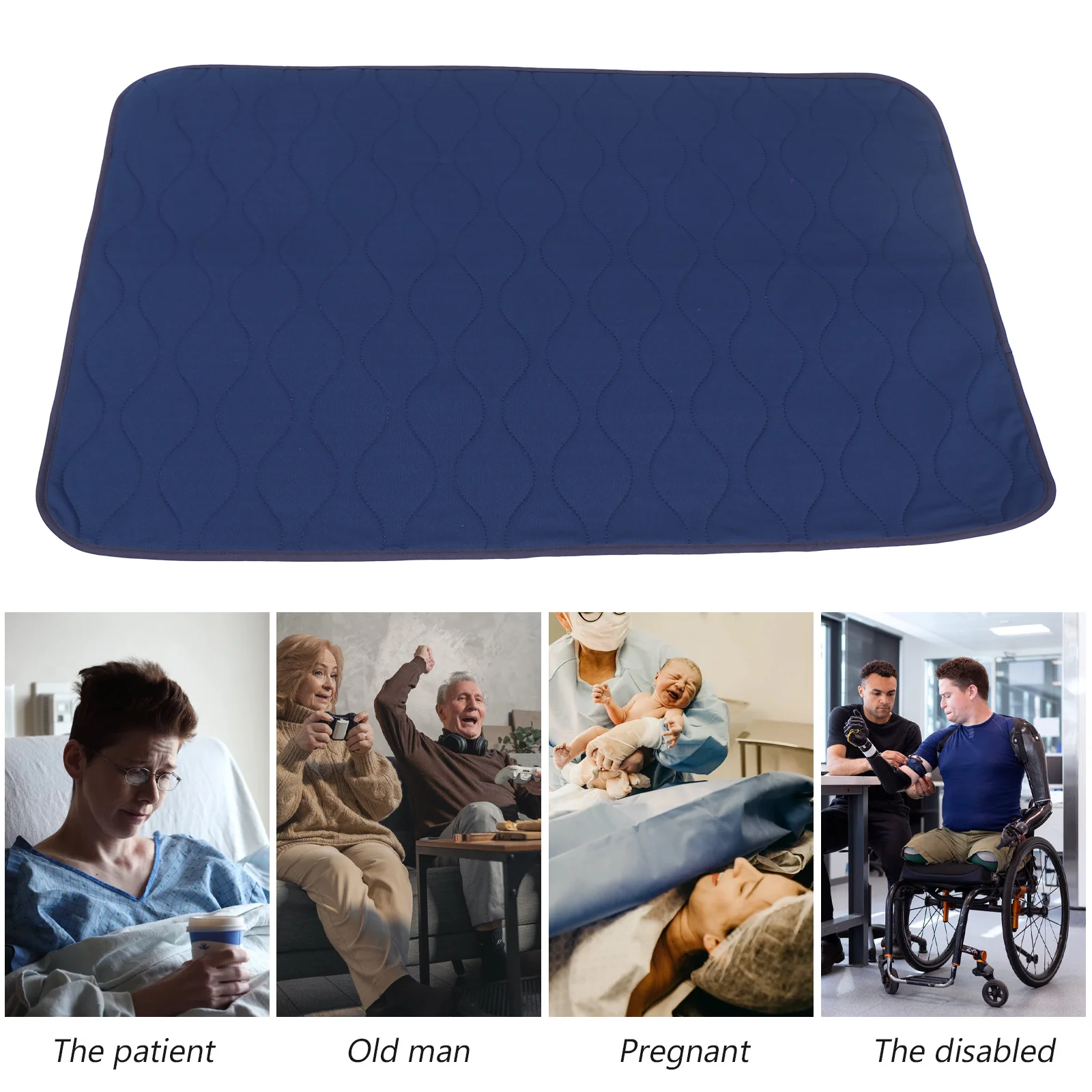 Elderly Urine Pad Waterproof Bed Elderly Bed Pads Washable Changing Cushion Breathable Mesh Diaper Diapers