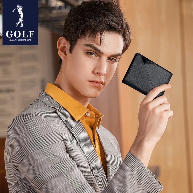 GOLF Card Bag for men 2022 new leather card bag Lightweight card holder thin card holder cowhide driver\'s license bag