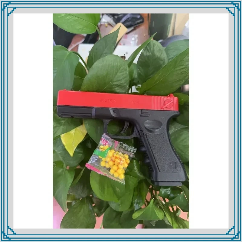 Soft Bullet Toy Gun Manual G17 Style, Lower Magazine Outdoor CS Game Toy Gift