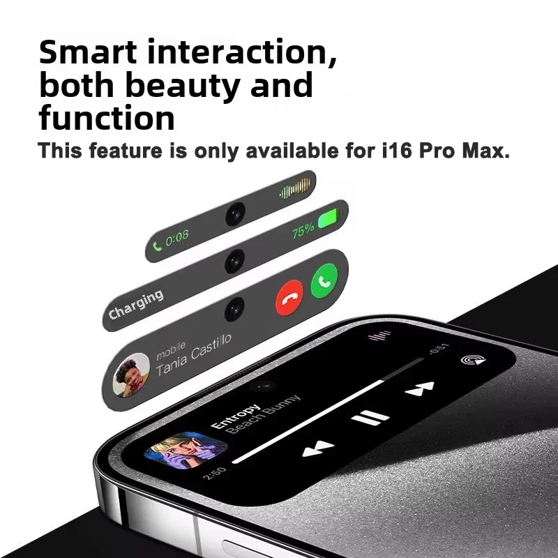 i16 Pro Max Smartphone and 64GB TF Set for Android 13, 6.99" FHD Cell Phone, 7000mAh, Dual SIM/Face ID Type-C Mobile Phone