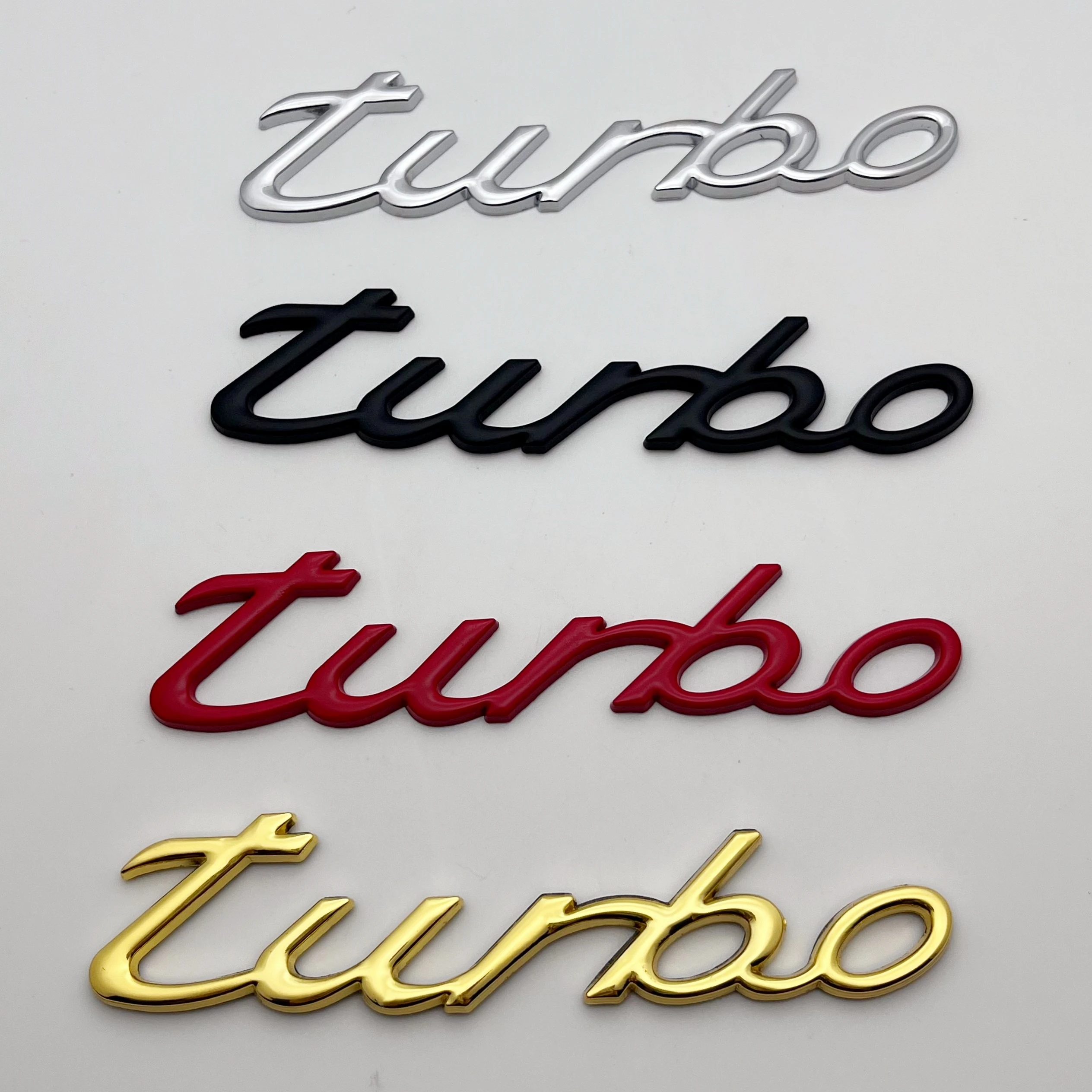 Car Styling Car turbo Boost Loading Boosting Metal Stickers Chrome Zinc Alloy  Emblem Badge Sticker Decal Auto Accessory