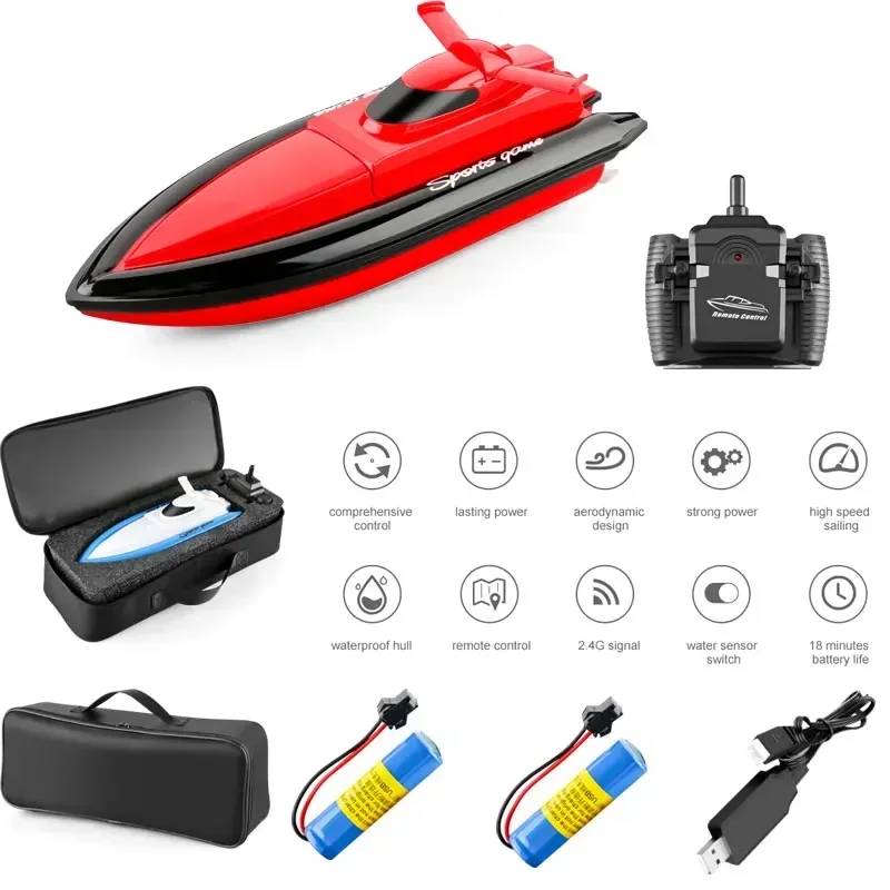 F1 High Speed RC Boat Remote Control Race Boat 4 Channels for Pools, Lakes and Outdoor Adventure