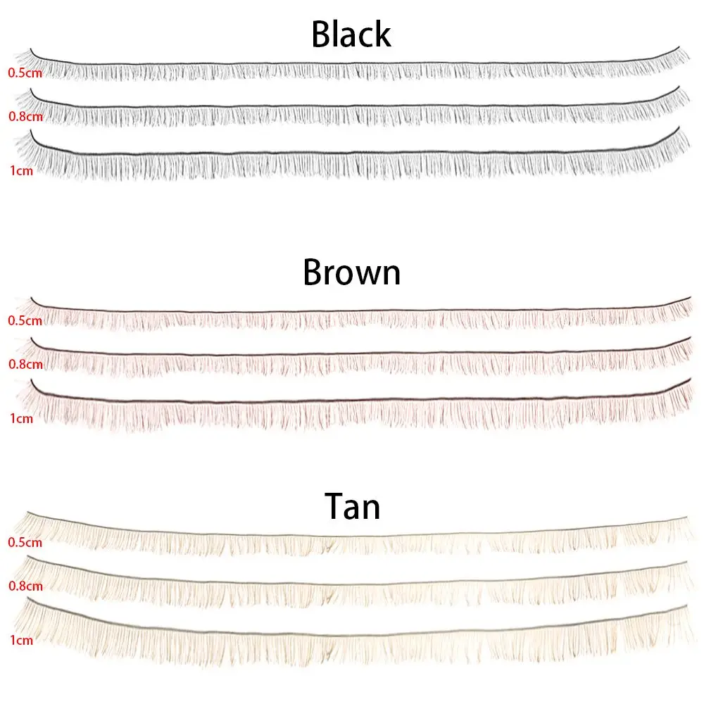 5 ชิ้น 20 เซนติเมตร BJD/SD DIY ตุ๊กตาขนตาปลอมสีดําสีน้ําตาล Tawny Eye Lash ตุ๊กตาอุปกรณ์เสริมตุ๊กตาชิ้นส่วนของเล่นตกแต่งเด็กของขวัญ