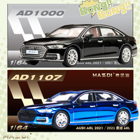Massdi 1/64 Model Car Vintage Diecast Classic Luxury Model Car Vehicle Hobby for Teenagers Adults Gifts Collection